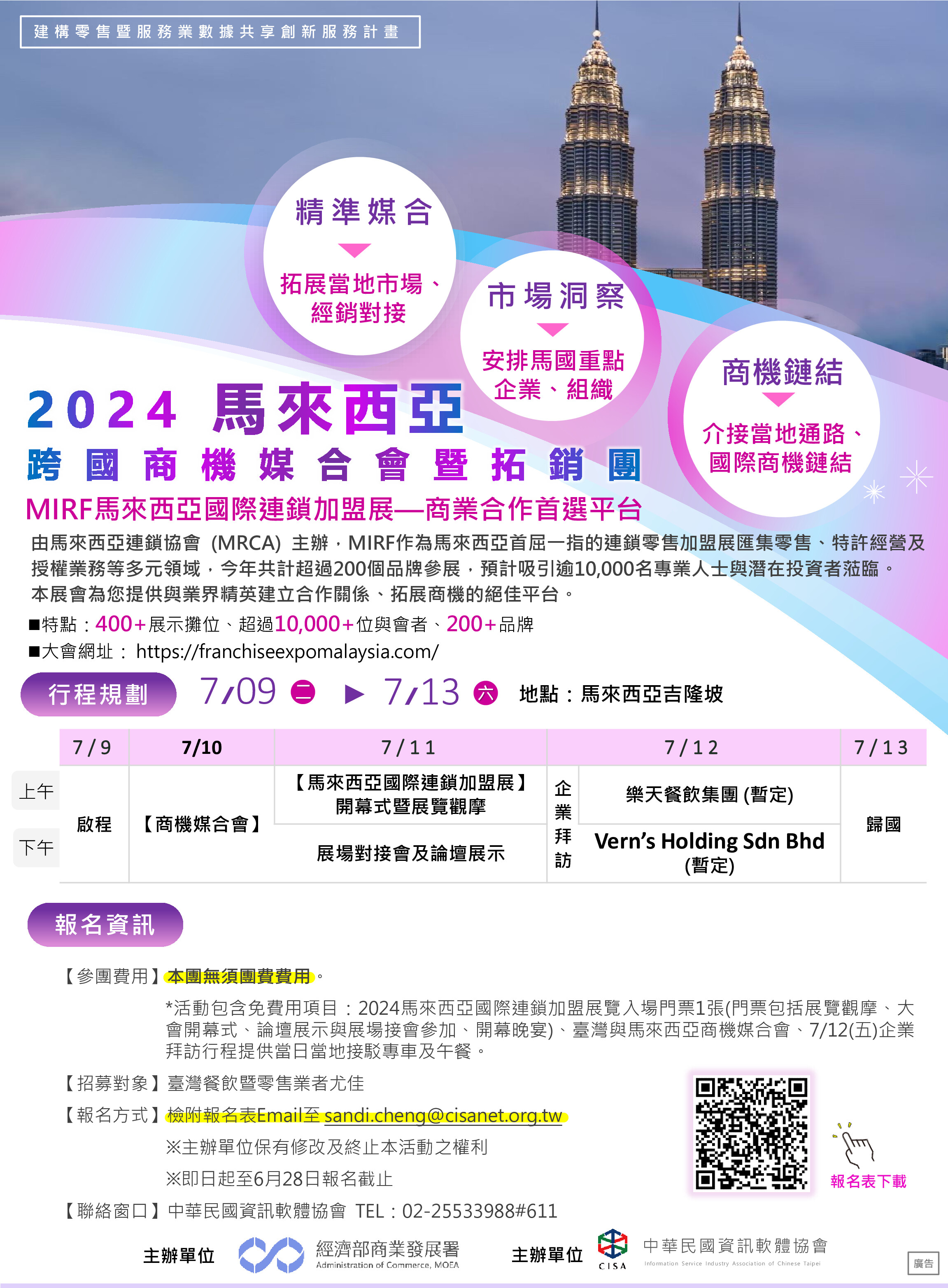 2024馬來西亞跨國商機媒合會議暨拓銷團